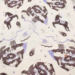 C/L muslin Print Fabric - Sanae Sugimoto “Vacation” - nomura tailor