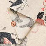 C/L muslin Print Fabric - Sanae Sugimoto “Vacation” - nomura tailor