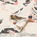 C/L muslin Print Fabric - Sanae Sugimoto “Vacation” - nomura tailor