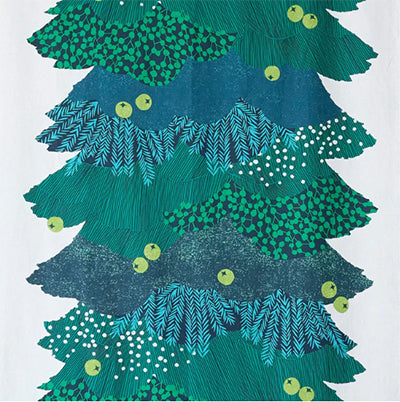 echino C/L Canvas Inkjet Printed Fabric - 2025 big christmas tree - nomura tailor
