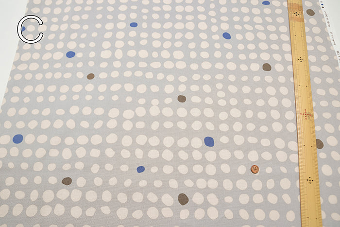 Cotton Oxford Print Fabric - Linnea Basic - Dot - nomura tailor