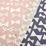Cotton Oxford Fabric - Natural Girl Ribbon - nomura tailor
