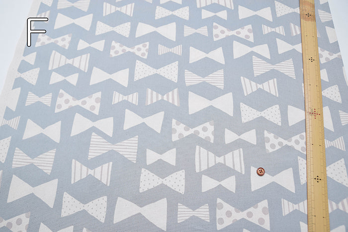Cotton Oxford Fabric - Natural Girl Ribbon - nomura tailor