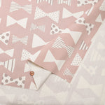 Cotton Oxford Fabric - Natural Girl Ribbon - nomura tailor