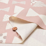 Cotton Oxford Fabric - Natural Girl Ribbon - nomura tailor
