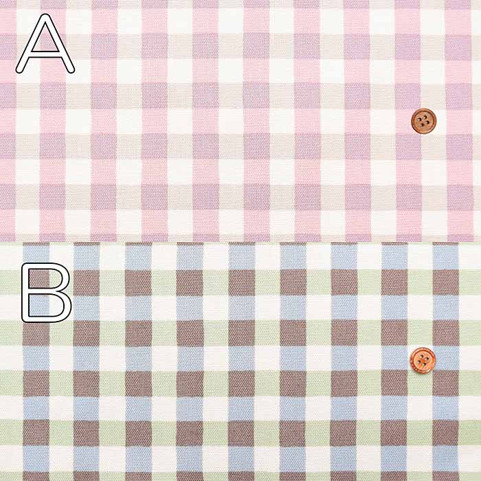 Cotton Oxford Fabric - Linnea Basic - Check - nomura tailor