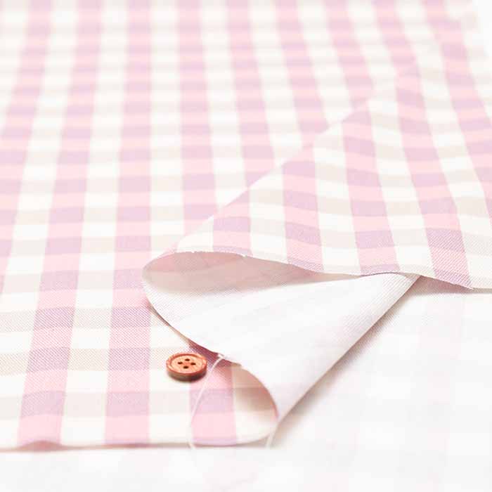 Cotton Oxford Fabric - Linnea Basic - Check - nomura tailor