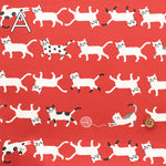 Cotton Oxford Fabric - Simple Palette Cat - nomura tailor