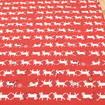 Cotton Oxford Fabric - Simple Palette Cat - nomura tailor