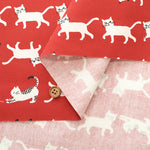 Cotton Oxford Fabric - Simple Palette Cat - nomura tailor