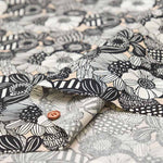 Cotton Broadcloth Printed Fabric - Mini Flower - nomura tailor