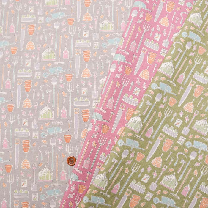 TILDA Tilda Cotton Sheeting Print Fabric Farm Tools - nomura tailor