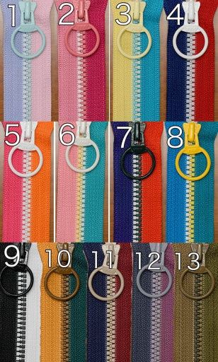 YKK Bicolor Vis Ron Fathner 20cm - nomura tailor