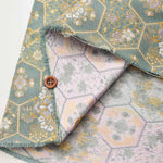 gold brocade tortoise shell flower - nomura tailor