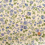 Cotton Twill Printed Fabric - Flower - nomura tailor