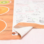 <Pattern> Cotton Sheeting Inkjet Printed Fabric - Fruit Shop - Pineapple - nomura tailor