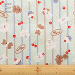 Cotton Sheeting Printed Fabric - Whip Dog - nomura tailor