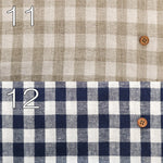 Washer-Finished C/L Block Check Fabric (Small) - nomura tailor