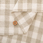 Washer-Finished C/L Block Check Fabric (Small) - nomura tailor