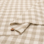 Washer-Finished C/L Block Check Fabric (Small) - nomura tailor
