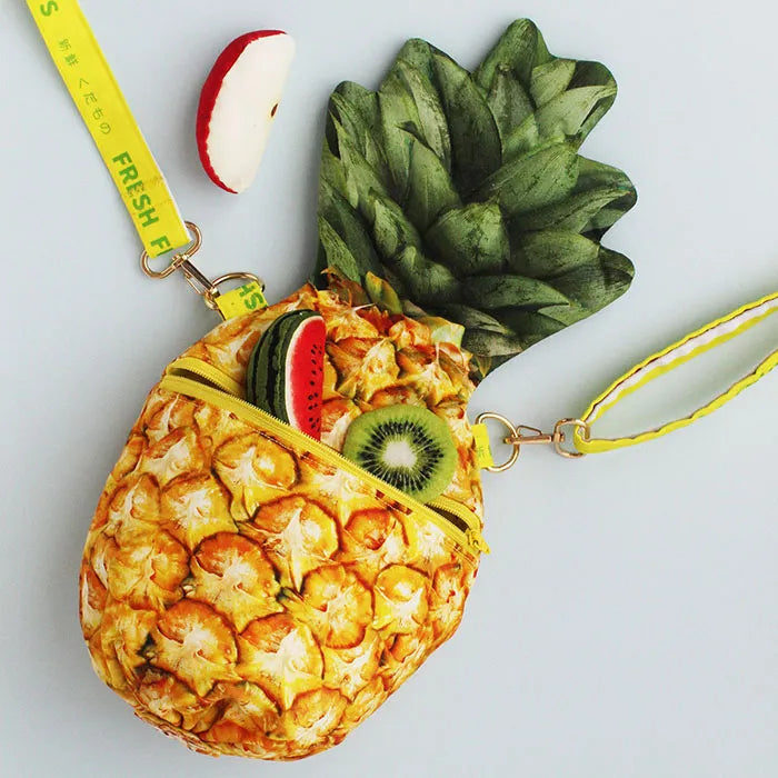 <Pattern> Cotton Sheeting Inkjet Printed Fabric - Fruit Shop - Pineapple - nomura tailor