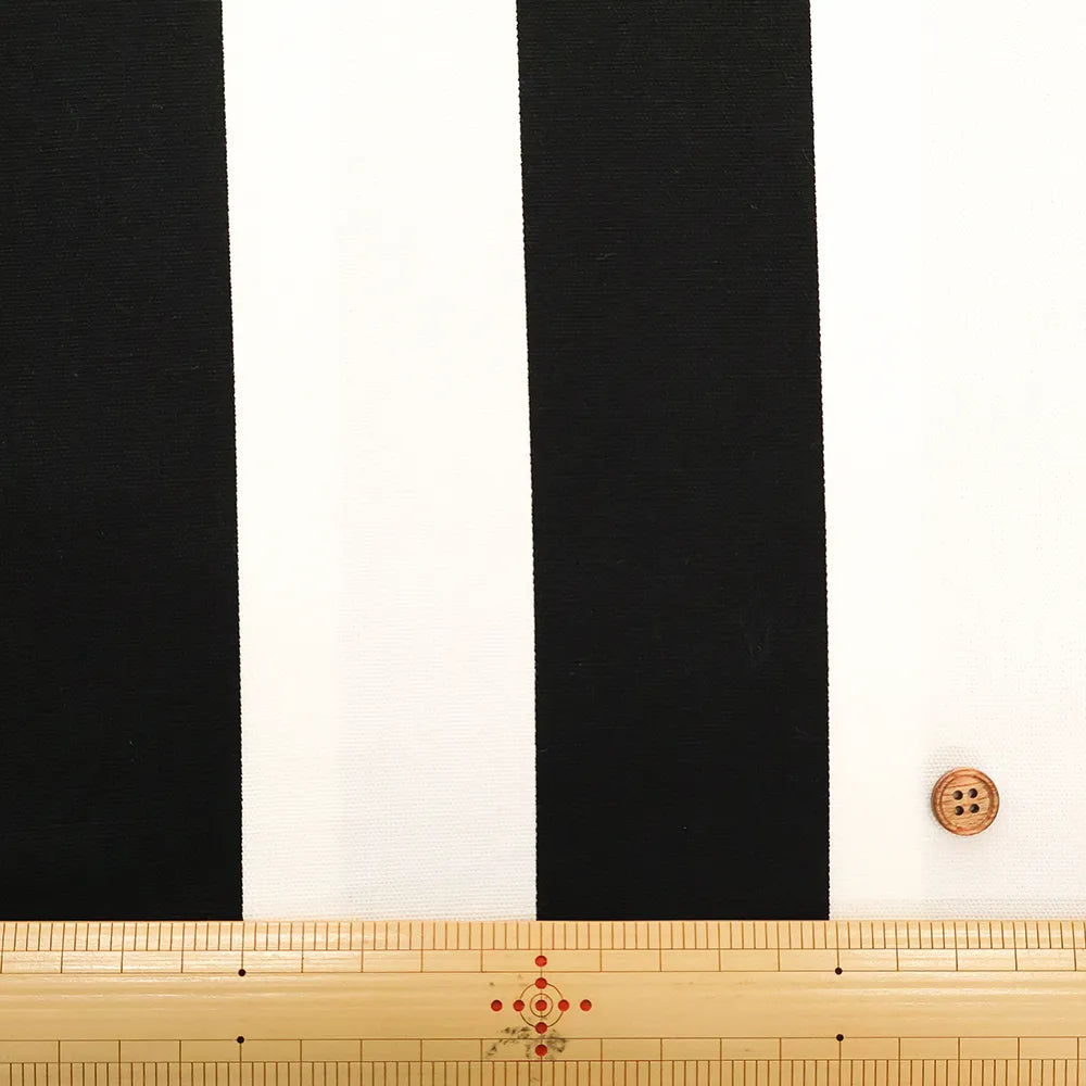 Cotton Oxford Printed Fabric LooPooL - Stripe - nomura tailor