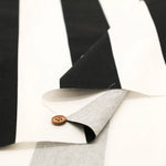 Cotton Oxford Printed Fabric LooPooL - Stripe - nomura tailor