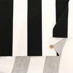 Cotton Oxford Printed Fabric LooPooL - Stripe - nomura tailor