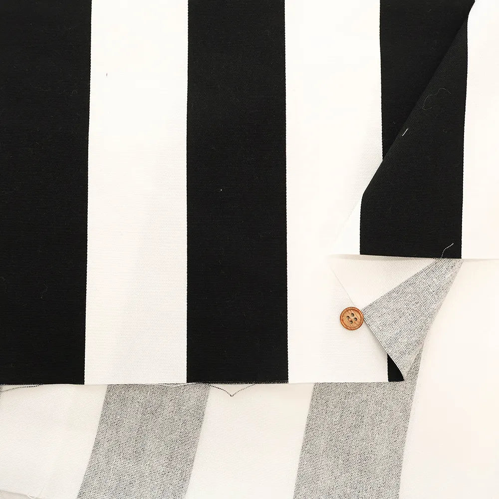 Cotton Oxford Printed Fabric LooPooL - Stripe - nomura tailor