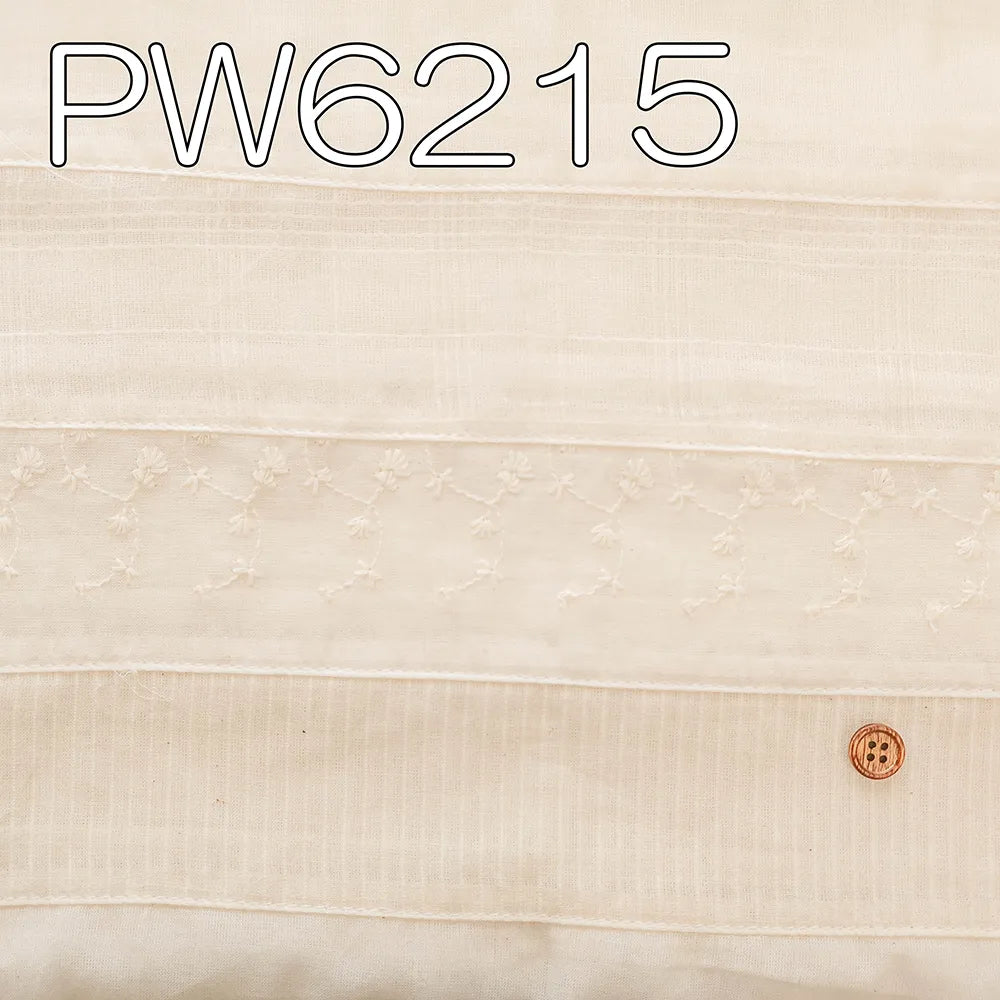 Made in India Cotton Voile Patchwork Fabri - Border - nomura tailor
