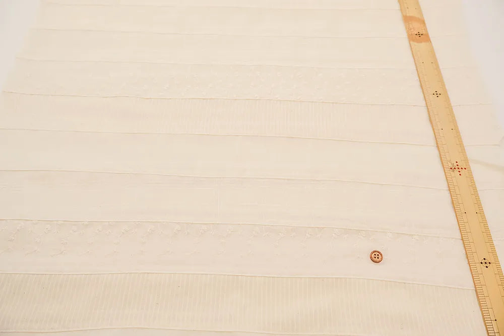Made in India Cotton Voile Patchwork Fabri - Border - nomura tailor