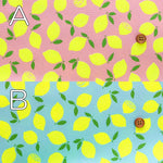 Cotton Oxford Fluorescent Printed Fabric - Lemon - nomura tailor