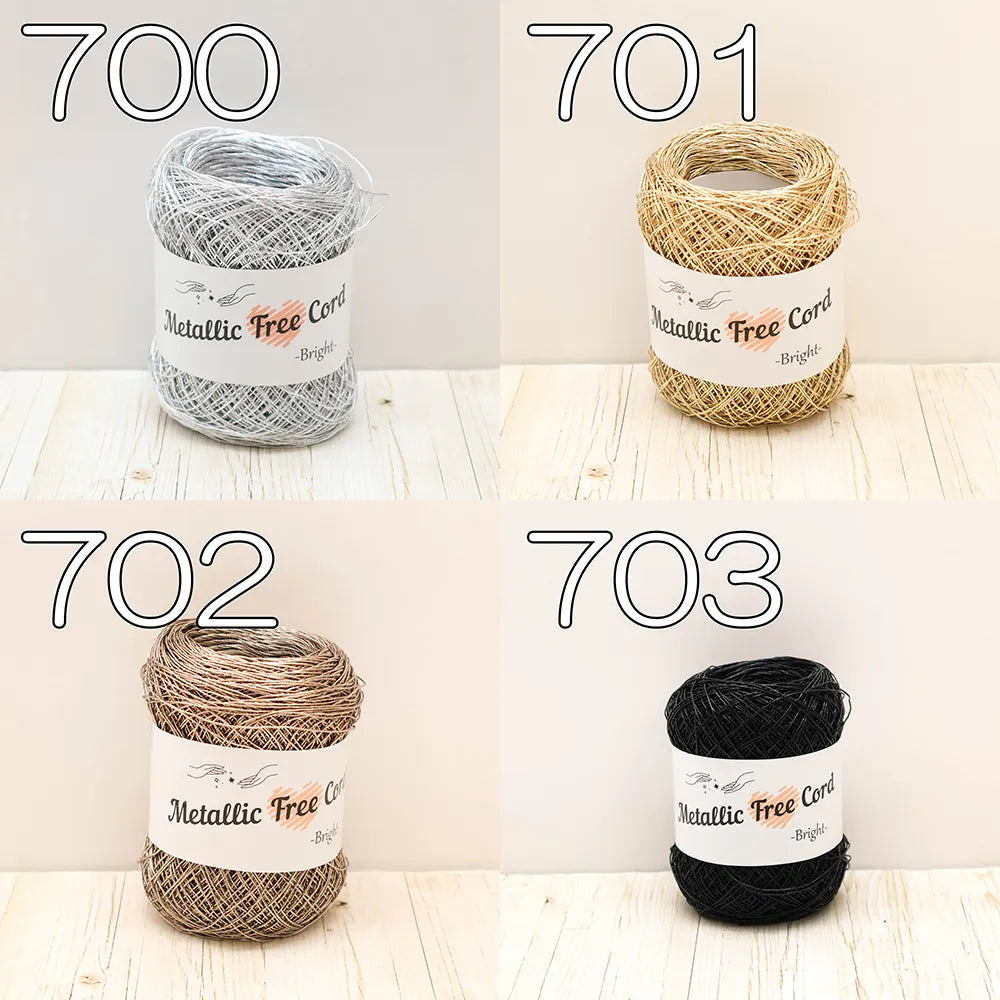 Metallic Free Cord - Bright - nomura tailor