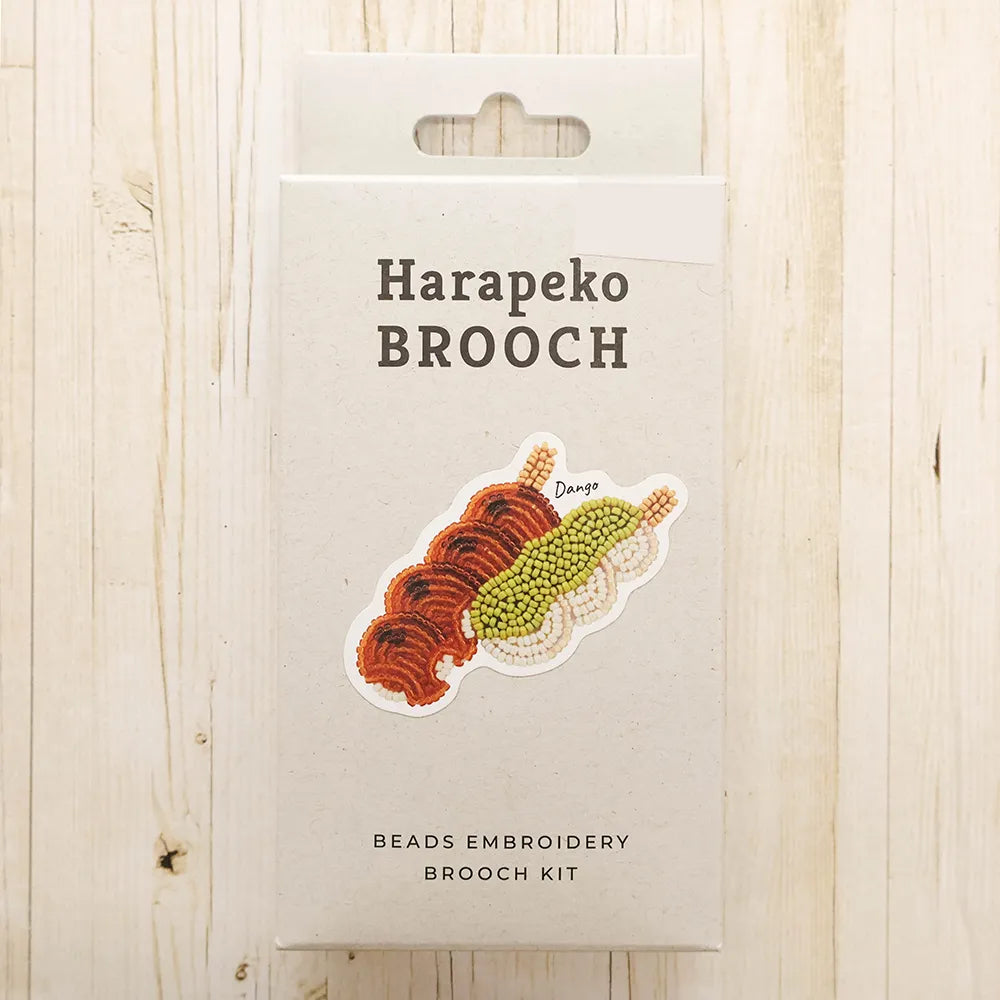 Bead Embroidery Kit Hungry Brooch - Dango - nomura tailor