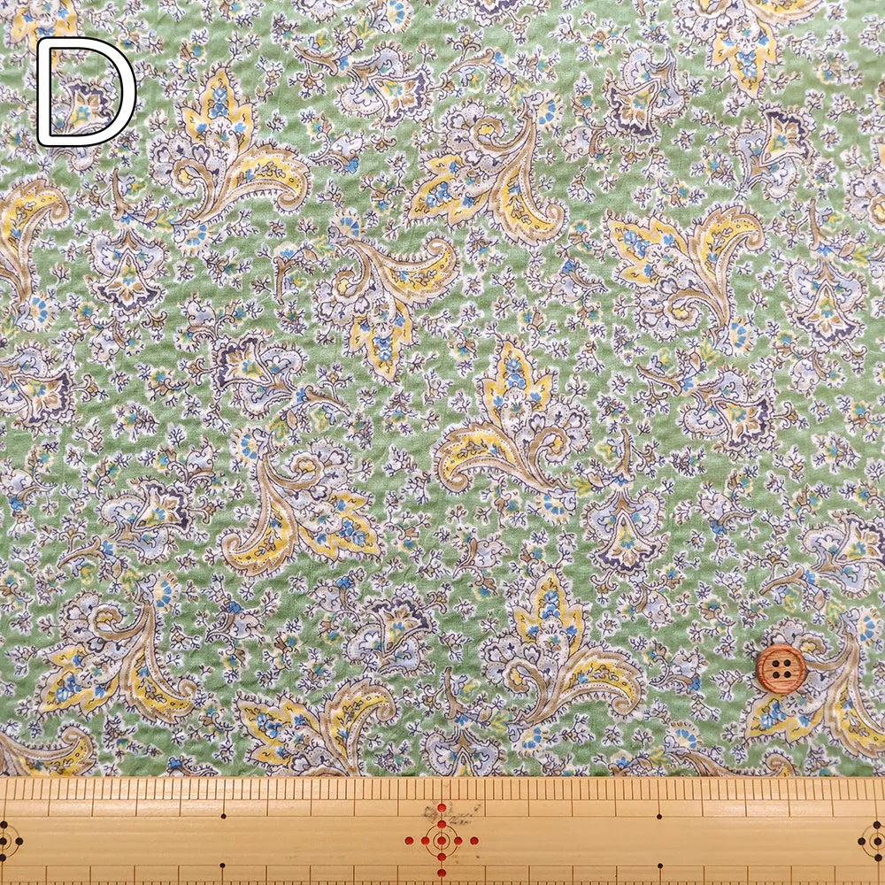 Cotton 80 Lawn Miracle Wave Printed Fabric - Paisley - nomura tailor