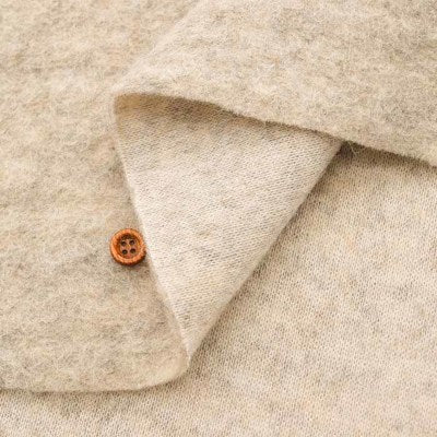 Made in Italy Mapel Sliver Knit Fabric - Plain - nomura tailor