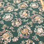 C/L Canvas Printed Fabric - Gobelin-Style - Flowers and Rabbits - nomura tailor