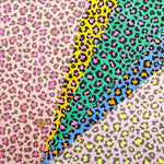 Neon Print Cotton Sharting Fabric - Leopard - nomura tailor