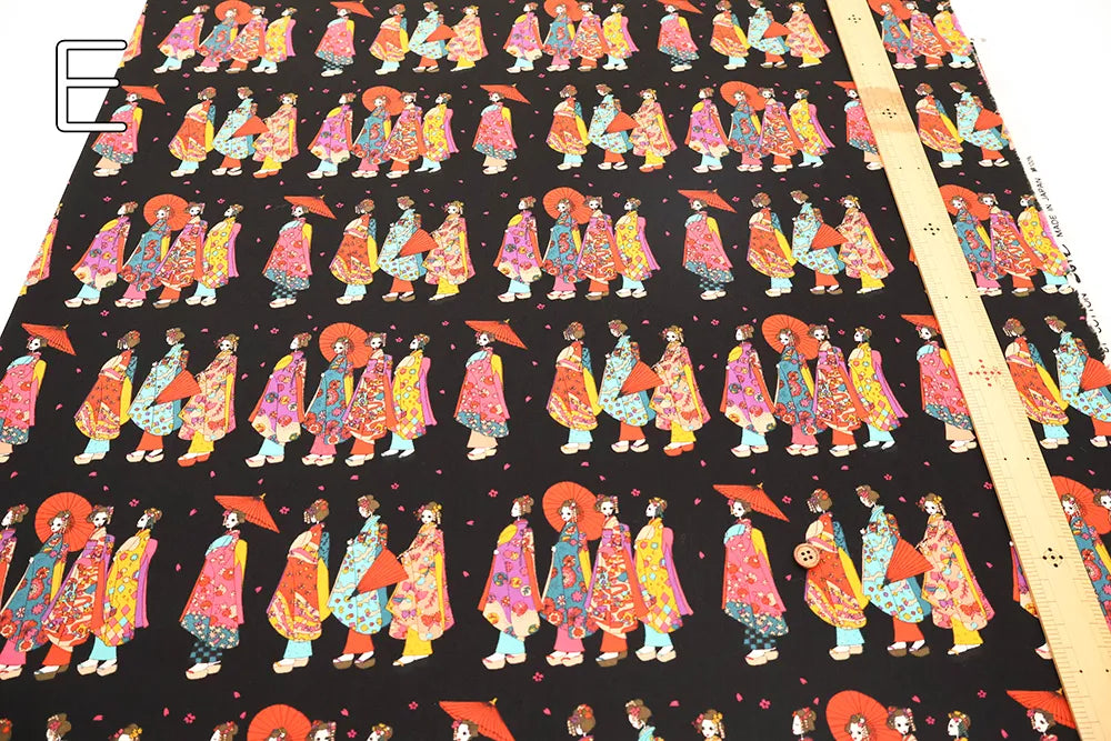 Cotton Broad Printed Fabric komachi - nomura tailor