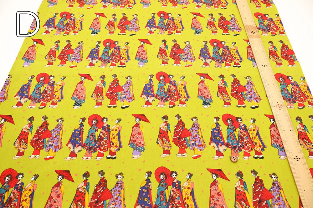Cotton Broad Printed Fabric komachi - nomura tailor
