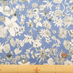 Cotton 60 Lawn Inkjet Printed Fabric Shu Shiro×HOKKOH Flower Rain - nomura tailor