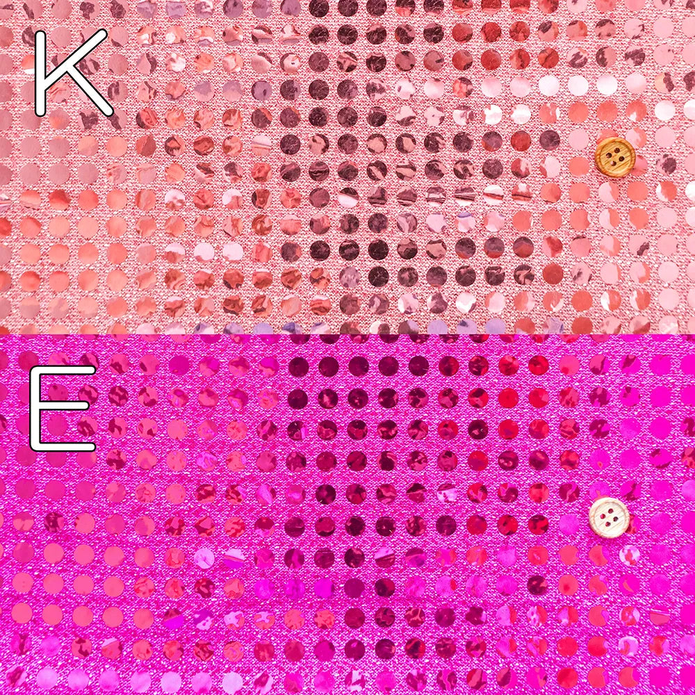 Made in Korea Nylon Glitter Knit Sequin Fabric - nomura tailor