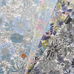 Broadprint laminated fabric <glossy> flower - nomura tailor