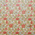 Broadprint laminated fabric <glossy> flower 1 - nomura tailor