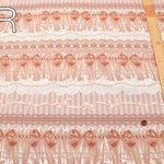 Cotton Ox Printed Fabric Classical Modern Ruffled Ribbon Lace - nomura tailor