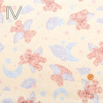 Cotton Oxford Fabric - Classical Modern Angel Bear - nomura tailor