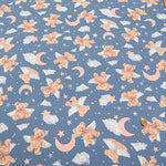 Cotton Oxford Fabric - Classical Modern Angel Bear - nomura tailor