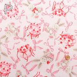 Cotton Oxford Fabric - Classical Modern Rabbit Ribbon - nomura tailor