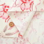 Cotton Oxford Fabric - Classical Modern Rabbit Ribbon - nomura tailor