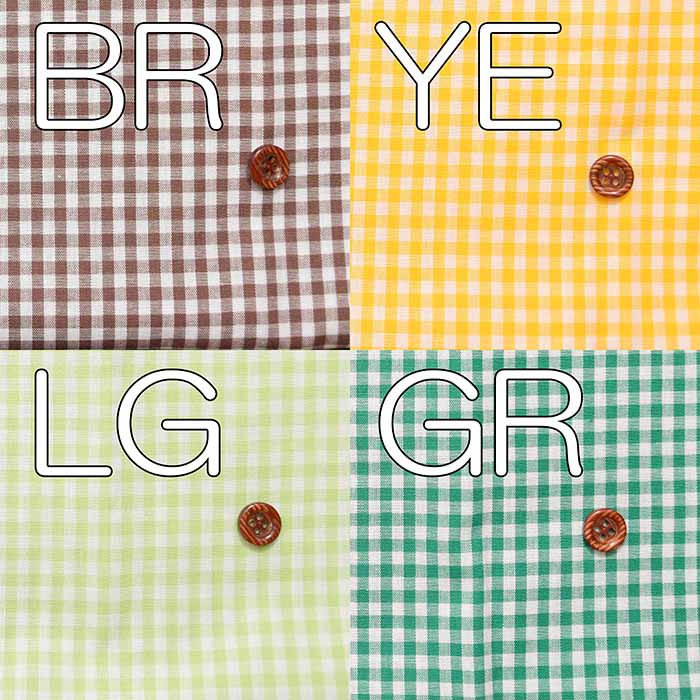 Cotton 3m/m yarn-dyed gingham fabric - nomura tailor